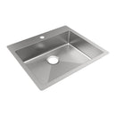 Elkay Crosstown 18 Gauge Stainless Steel 25" x 22" x 6" 1-Hole Single Bowl Dual Mount ADA Sink ECTSRAD2522601
