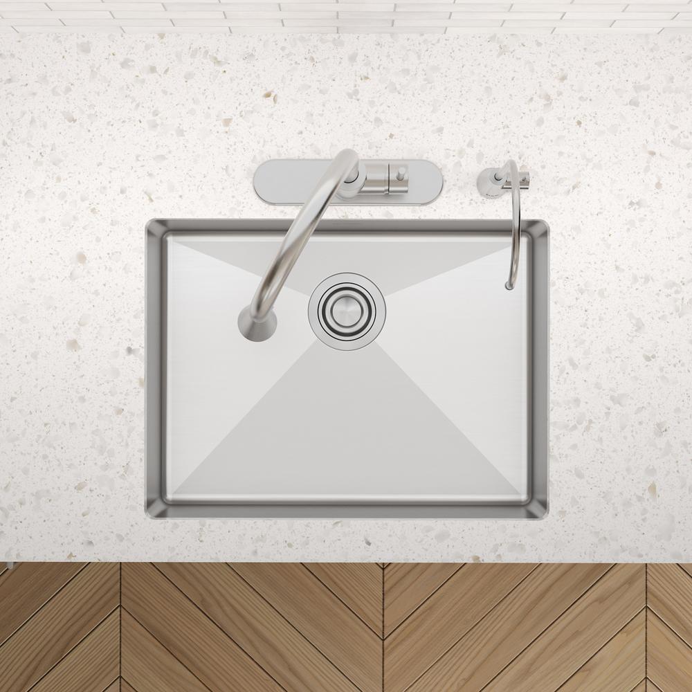 Elkay Crosstown 18 Gauge Stainless Steel 25" x 22" x 6" 2-Hole Single Bowl Dual Mount ADA Sink ECTSRAD2522602