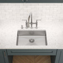 Elkay Crosstown 18 Gauge Stainless Steel 25" x 22" x 6" 4-Hole Single Bowl Dual Mount ADA Sink ECTSRAD2522604