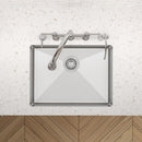 Elkay Crosstown 18 Gauge Stainless Steel 25" x 22" x 6" 5-Hole Single Bowl Dual Mount ADA Sink ECTSRAD2522605