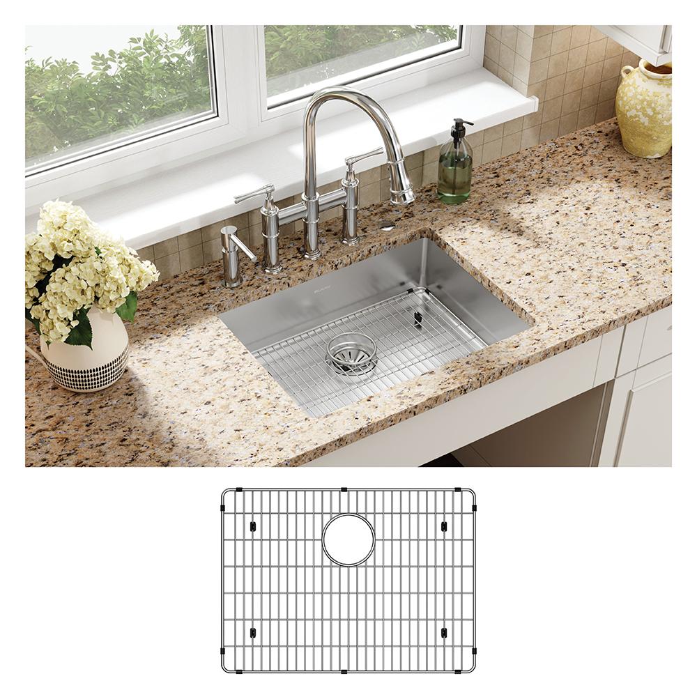 Elkay Crosstown 18 Gauge Stainless Steel 25" x 22" x 6" 5-Hole Single Bowl Dual Mount ADA Sink Kit ECTSRAD25226TBG5