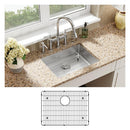 Elkay Crosstown 18 Gauge Stainless Steel 25" x 22" x 6" 5-Hole Single Bowl Dual Mount ADA Sink Kit ECTSRAD25226TBG5