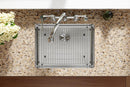 Elkay Crosstown 18 Gauge Stainless Steel 25" x 22" x 6" 5-Hole Single Bowl Dual Mount ADA Sink Kit ECTSRAD25226TBG5
