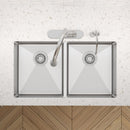 Elkay Crosstown 18 Gauge Stainless Steel 33" x 22" x 6", Equal 2-Hole Double Bowl Dual Mount ADA Sink ECTSRAD3322602