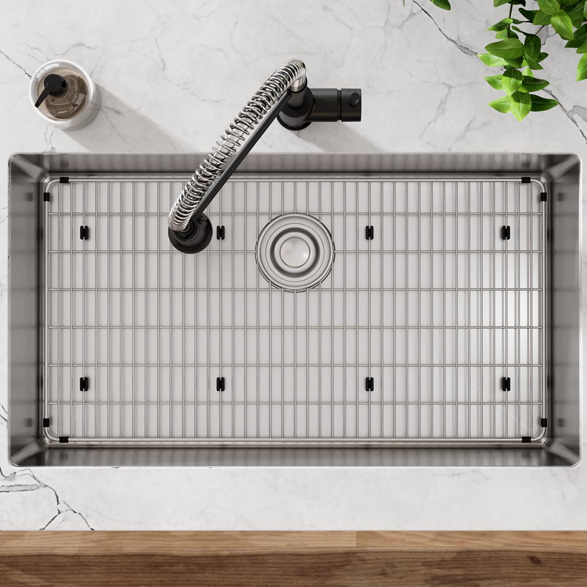 Elkay Crosstown Stainless Steel 29" x 15-1/4" x 1-1/4" Bottom Grid CTXBG2915