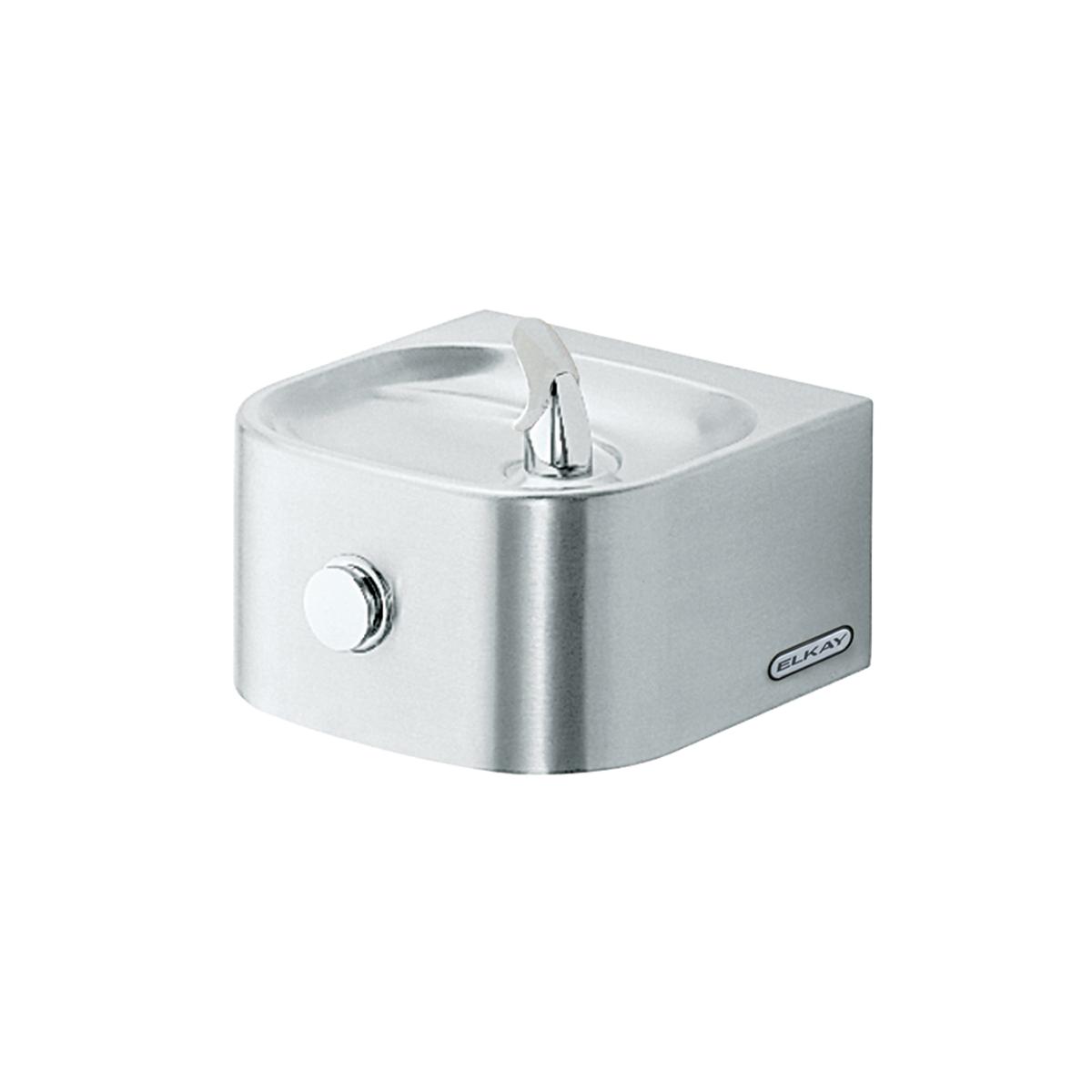 Elkay Soft Sides Single Fountain Non-Filtered Non-Refrigerated, Stainless EDFP210C