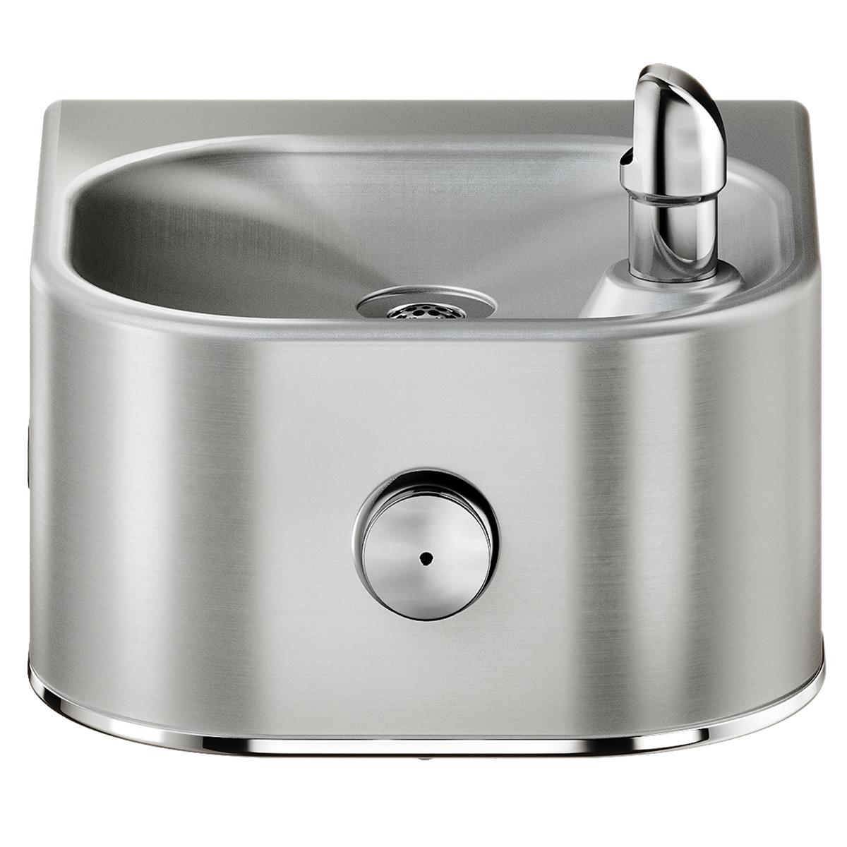 Elkay Soft Sides Single Fountain Non-Filtered Non-Refrigerated, Freeze Resistant Stainless EDFP210FPK