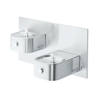 Elkay Soft Sides Bi-Level Fountain Non-Filtered Non-Refrigerated, Stainless EDFP217FC