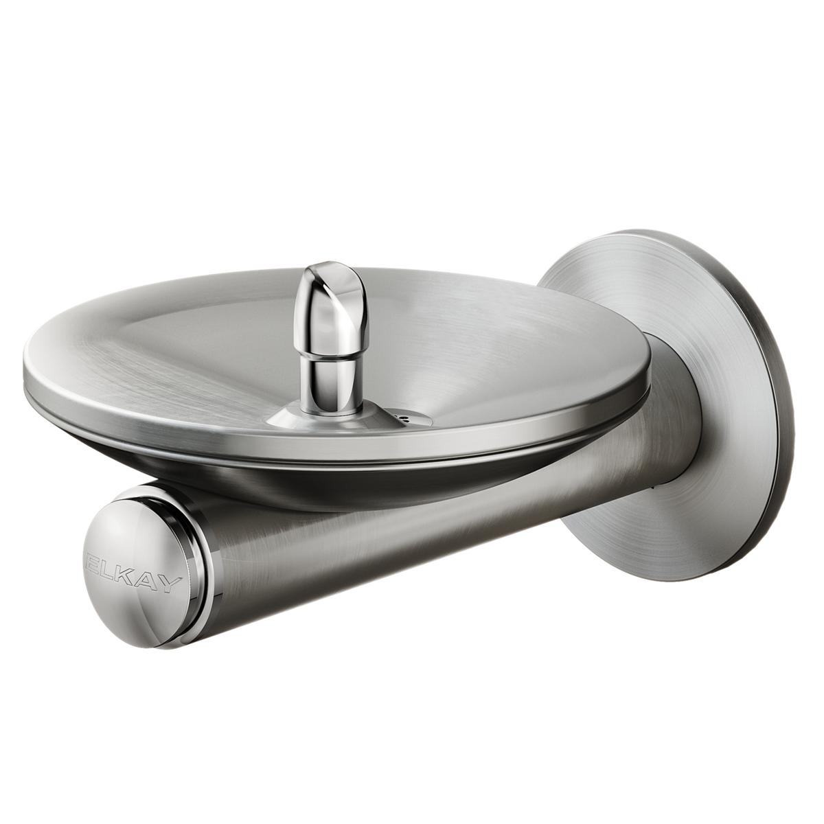Elkay SwirlFlo Single Fountain Non-Filtered Non-Refrigerated, Stainless EDFPBV114C