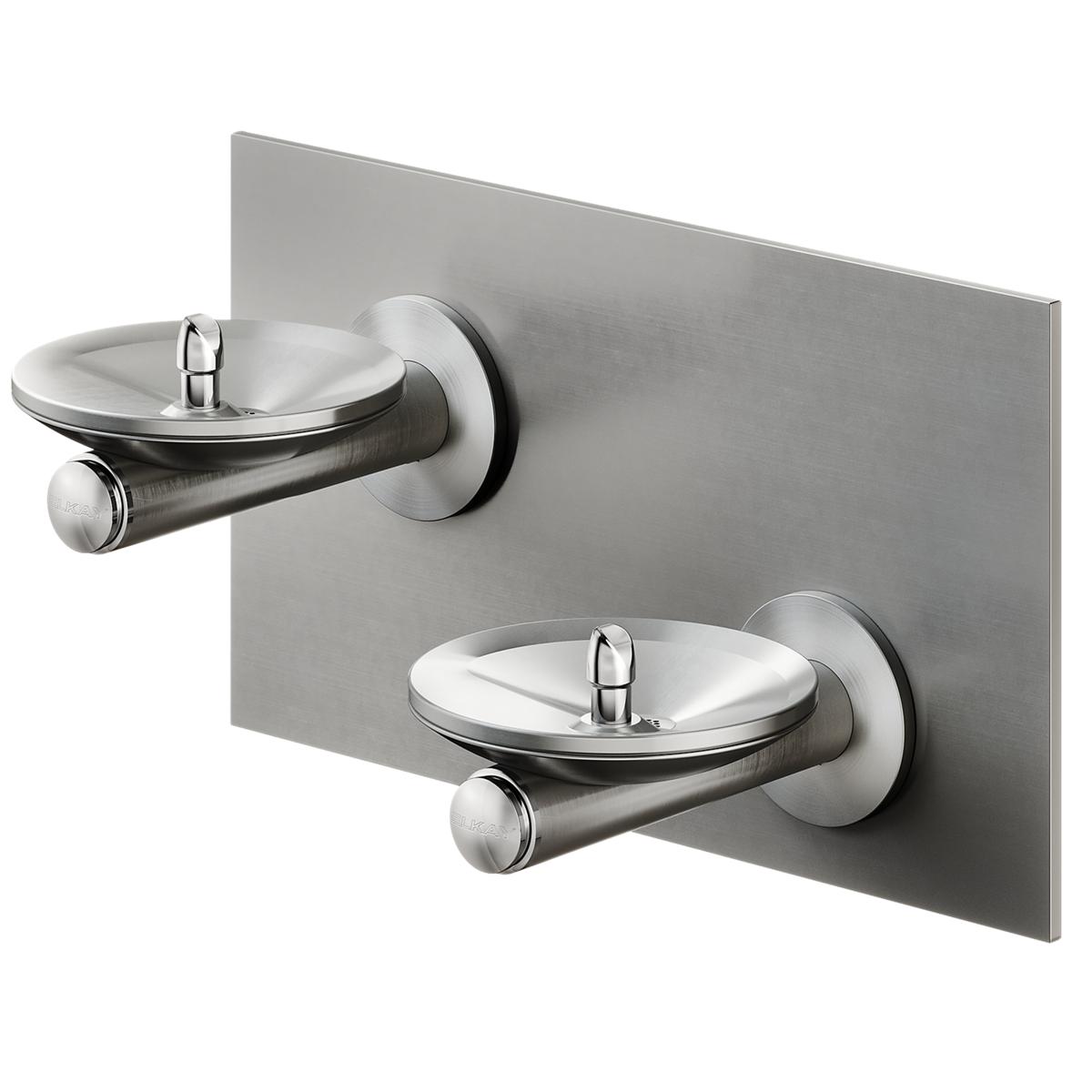 Elkay SwirlFlo Bi-Level Fountain Non-Filtered Non-Refrigerated, Freeze Resistant Stainless EDFPBVM117FPK