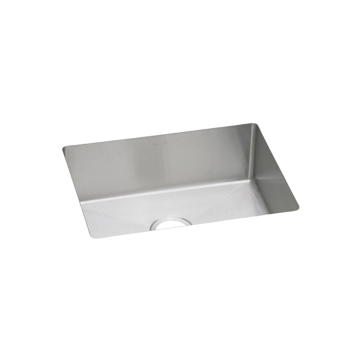 Elkay Crosstown Stainless Steel kitchen sink, Polished Satin EFRU211510T