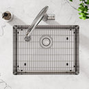 Elkay Crosstown 16 Gauge Stainless Steel 23-1/2" x 18-1/4" x 8" Single Bowl Undermount Sink Kit EFRU2115TC