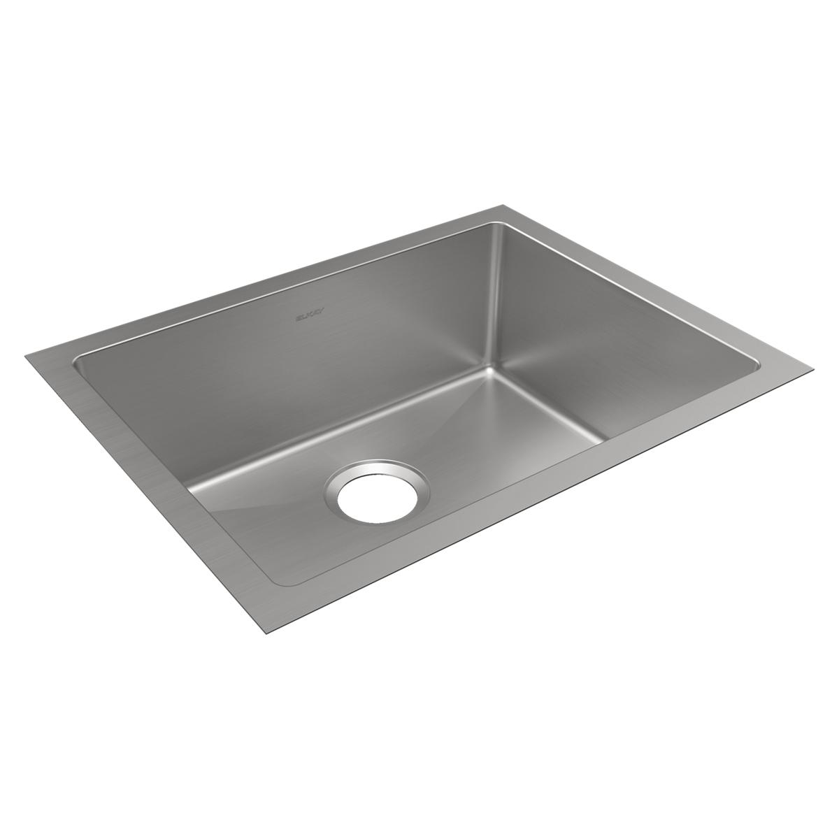 Elkay Crosstown Stainless Steel kitchen sink, Polished Satin EFRU2115T