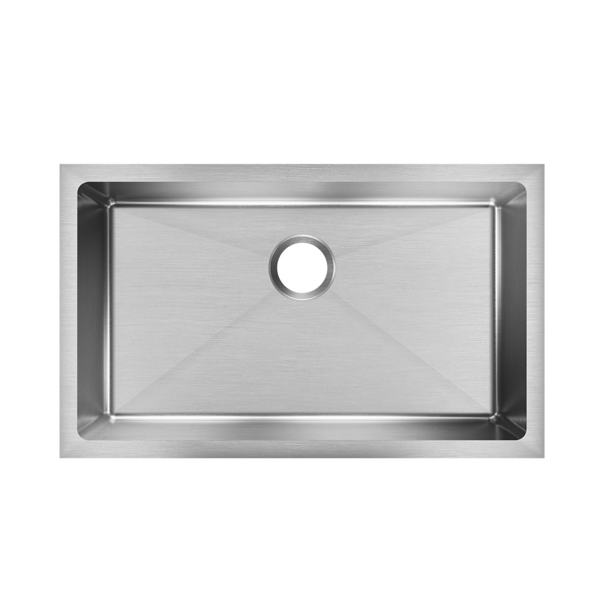 Elkay Crosstown 16 Gauge Stainless Steel 30-1/2" x 18-1/2" x 8" Single Bowl Undermount Sink EFRU2816T