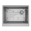 Elkay Crosstown 16 Gauge Workstation Stainless Steel 25-7/8" x 20-1/4" x 9-7/16" Single Bowl Farmhouse Sink Kit EFRUFF24179RW