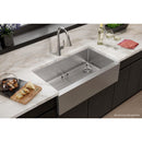 Elkay Crosstown 16 Gauge Stainless Steel 35-7/8" x 20-1/4" x 9" Single Bowl Tall Farmhouse Sink EFRUFF3417R