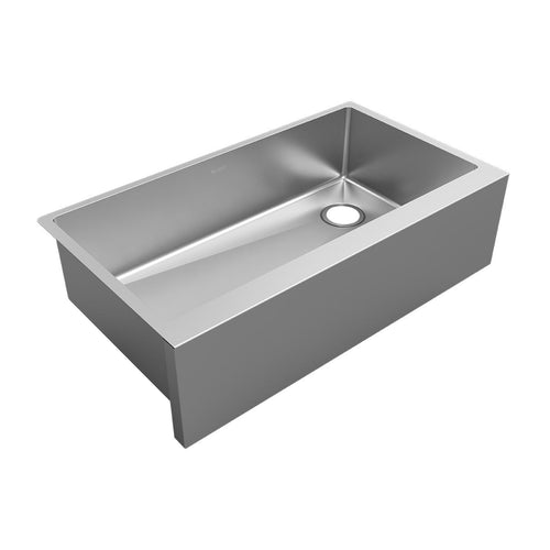 Elkay Crosstown 16 Gauge Stainless Steel 35-7/8" x 20-1/4" x 9" Single Bowl Tall Farmhouse Sink EFRUFF3417R