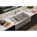 Elkay Crosstown kitchen sink, Polished Satin EFRUFFA3417