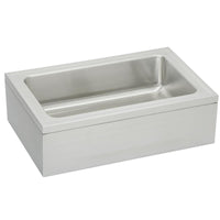 Elkay Stainless Steel 33" x 21" x 8" Single Bowl, Floor Mount Service Sink Package EFS3321C