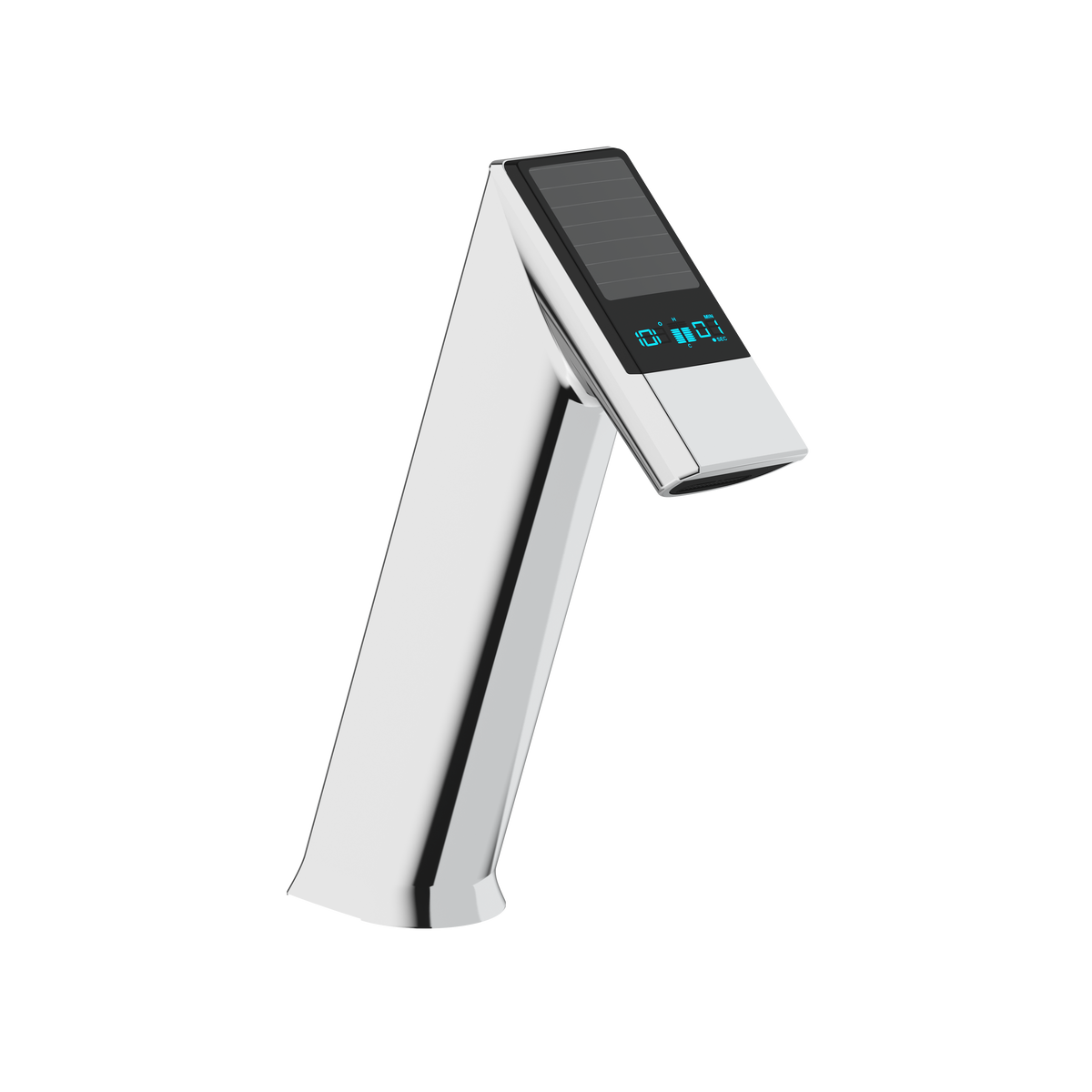 Sloan BASYS EFX-177 0.5 GPM Solar-Powered Sensor Faucet with Back-Check Tee, Polished Chrome, Code EFX177.000.0000