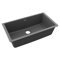 Elkay Quartz Classic 33" x 18-7/16" x 9-7/16", Single Bowl Undermount Sink, Dusk Gray ELGRU13322GY0