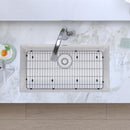 Elkay Quartz Classic 33" x 18-7/16" x 9-7/16" Single Bowl Undermount Sink Kit with Filtered Faucet White ELGRU13322WHFLC