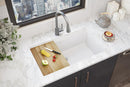 Elkay Quartz Classic 33" x 22" x 9-1/2" Single Bowl Undermount Workstation Sink 4pc Kit White ELGRU13322WOWH0