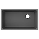 Elkay Quartz Classic 33" x 18-3/4" x 9-1/2" Single Bowl Undermount Sink Graphite ELGU13322GT0