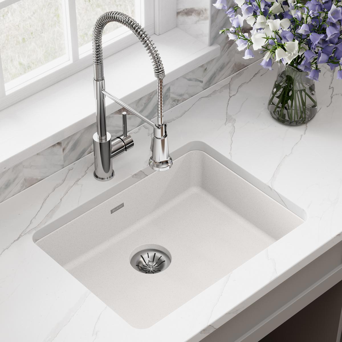 Elkay Perfect Drain Fitting Type 304 Stainless Steel Body, and Strainer Lustrous Steel LKPDQ1LS