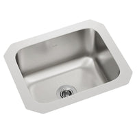 Elkay Lustertone Classic Stainless Steel 14-1/2" x 11-3/4" x 7", Single Bowl Undermount Bar Sink Kit ELUH129DBG