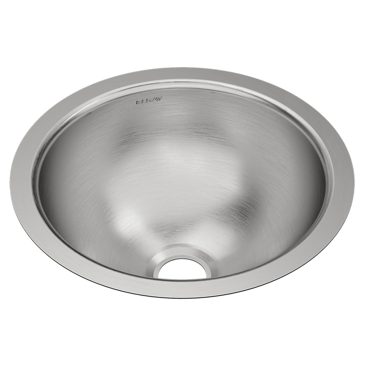 Elkay Asana Stainless Steel 14-3/8" x 14-3/8" x 6", Single Bowl Undermount Bathroom Sink ELUH12