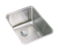 Elkay Lustertone Classic Stainless Steel 16-1/2" x 20-1/2" x 9-7/8" Single Bowl Undermount Sink with Perfect Drain ELUH141810PD