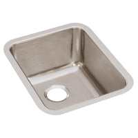 Elkay Lustertone Classic Stainless Steel 16-1/2" x 20-1/2" x 9-7/8", Single Bowl Undermount Sink ELUH141810