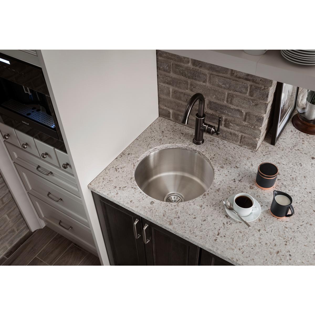 Elkay Explore Single Hole Bar Faucet with Forward Only Lever Handle Antique Steel LKEC2012AS