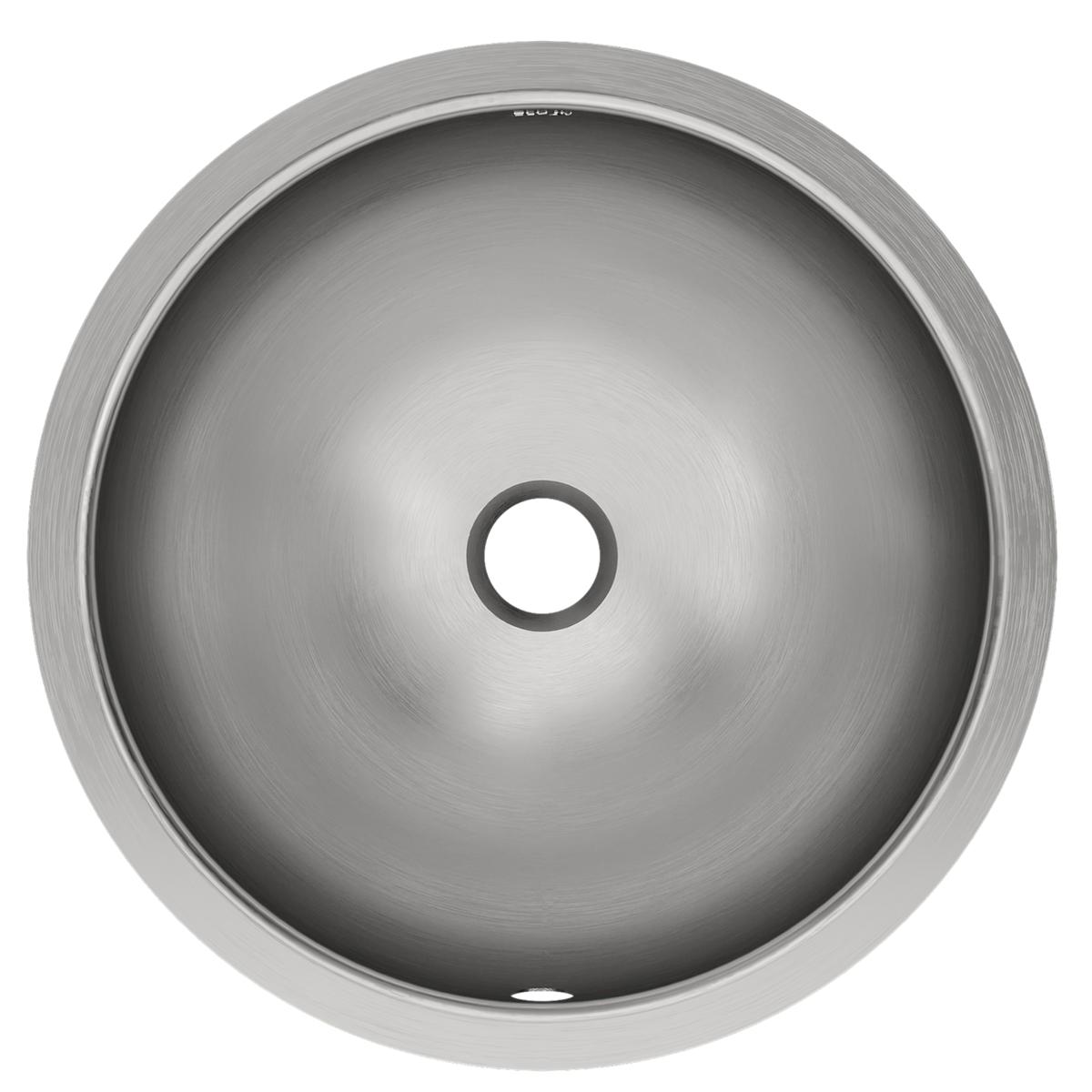 Elkay Asana Stainless Steel 18-3/8" x 18-3/8" x 8", Single Bowl Undermount Bathroom Sink with Overflow ELUH16LV