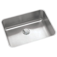 Elkay Lustertone Classic Stainless Steel, 23-1/2" x 18-1/4" x 4-7/8", Single Bowl Undermount ADA Sink w/Perfect Drain ELUHAD211550PD