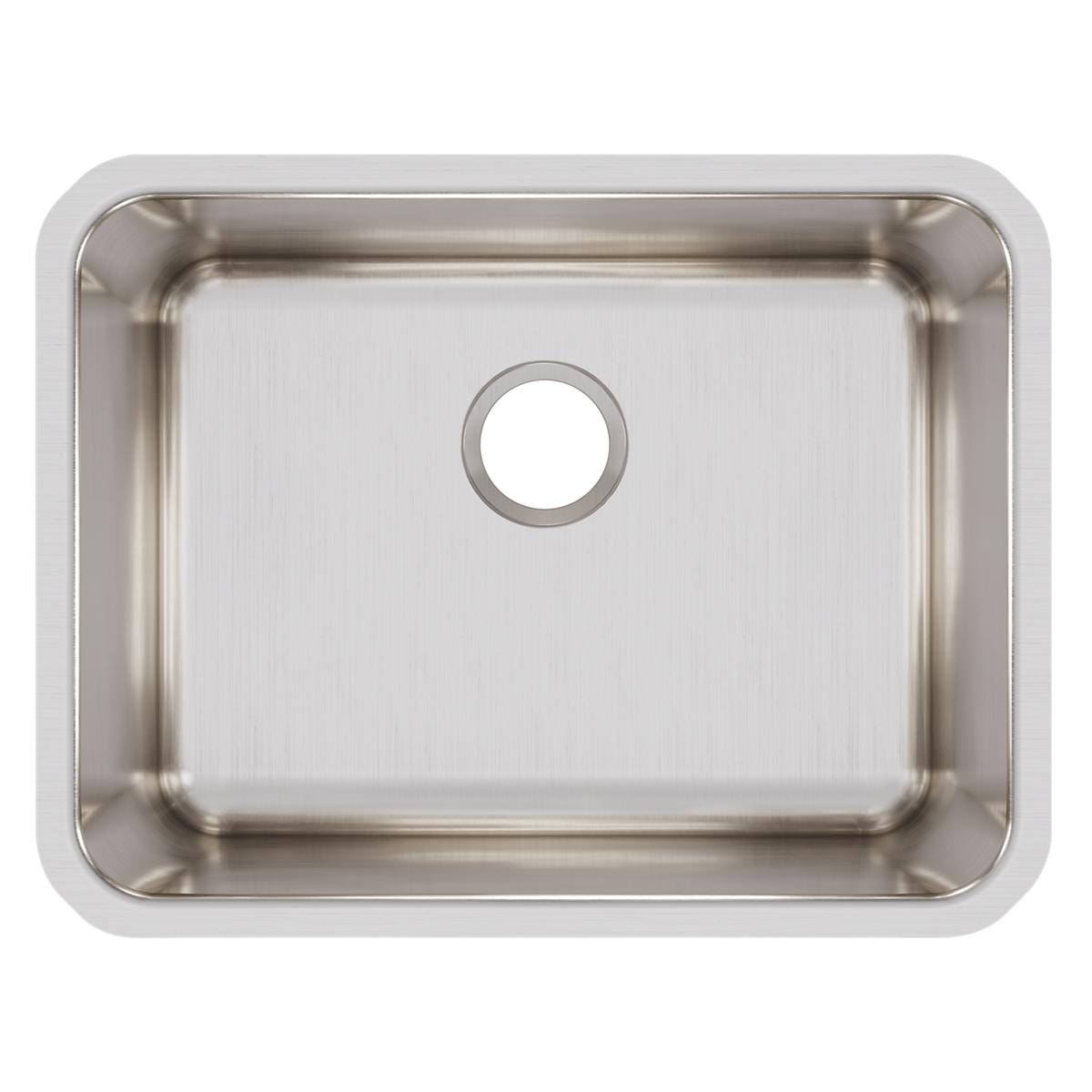 Elkay Lustertone Classic Stainless Steel 23-1/2" x 18-1/4" x 7-1/2", Single Bowl Undermount Sink ELUH2115