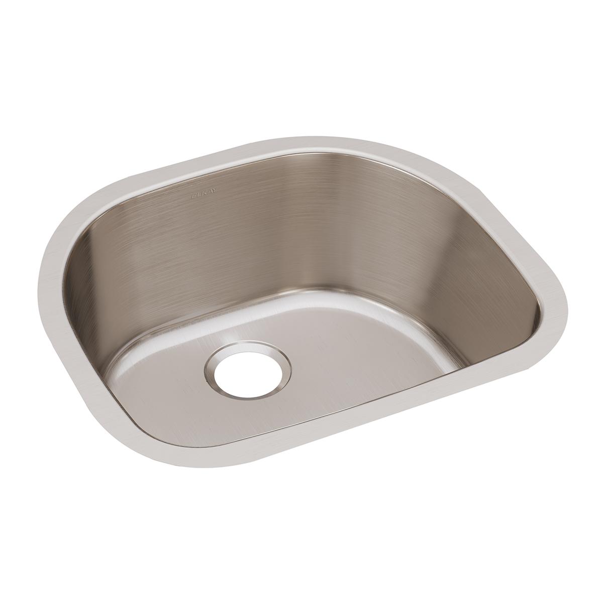 Elkay Lustertone Classic Stainless Steel 23-5/8" x 21-1/4" x 7-1/2", Single Bowl Undermount Sink ELUH2118