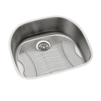 Elkay Lustertone Classic Stainless Steel, 23-5/8" x 21-1/4" x 7-1/2", Single Bowl Undermount Sink ELUH2118DBG