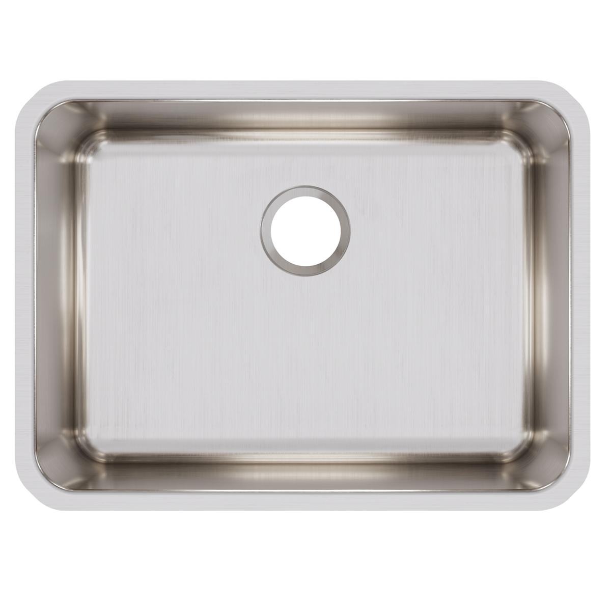 Elkay Lustertone Classic Stainless Steel 25-1/2" x 19-1/4" x 10", Single Bowl Undermount Sink ELUH231710