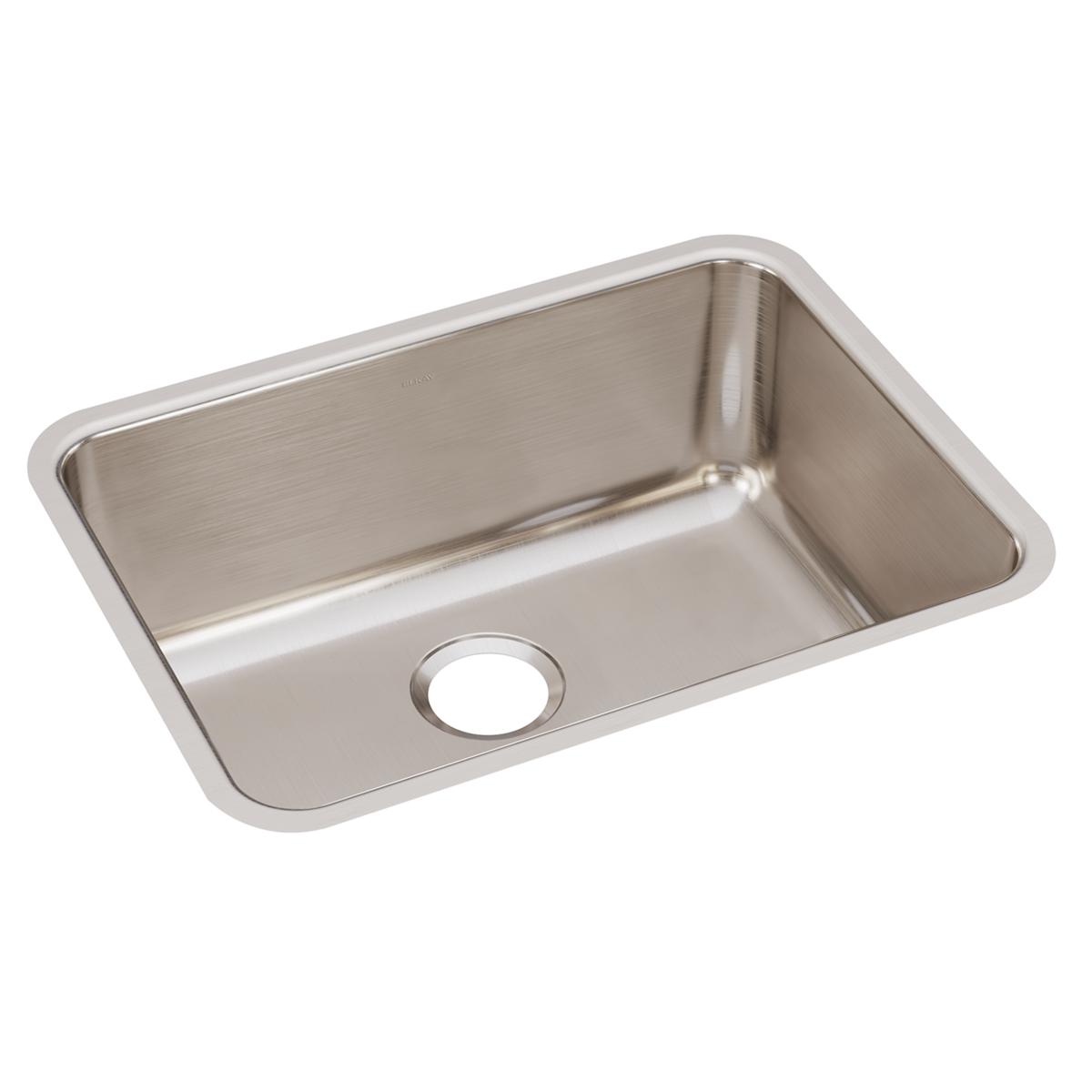 Elkay Lustertone Classic Stainless Steel 25-1/2" x 19-1/4" x 10", Single Bowl Undermount Sink ELUH231710