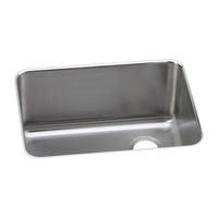 Elkay Lustertone Classic Stainless Steel 25-1/2" x 19-1/4" x 12", Single Bowl Undermount Sink with Right Drain ELUH231712R