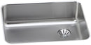 Elkay Lustertone Classic Stainless Steel 25-1/2" x 19-1/4" x 8" Single Bowl Undermount Sink with Right Perfect Drain ELUH2317RPD
