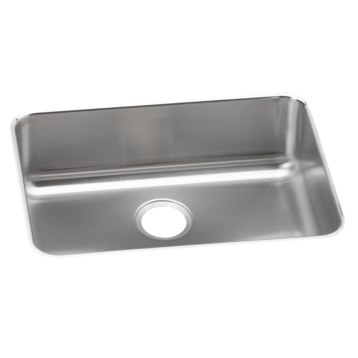 Elkay Lustertone Classic Stainless Steel 25-1/2" x 19-1/4" x 8", Single Bowl Undermount Sink ELUH2317