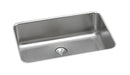 Elkay Lustertone Classic Stainless Steel 26-1/2" x 18-1/2" x 8" Single Bowl Undermount Sink with Perfect Drain ELUH2416PD