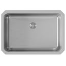 Elkay Lustertone Classic Stainless Steel 26-1/2" x 18-1/2" x 8" Single Bowl Undermount Sink with Perfect Drain ELUH2416PD