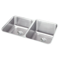 Elkay Lustertone Classic Stainless Steel kitchen sink, Lustrous Satin ELUH3120LPD