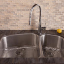 Elkay Lustertone Classic Stainless Steel 32-3/4" x 21" x 9" 60/40 Double Bowl Undermount Sink with Perfect Drain ELUH31229RPD