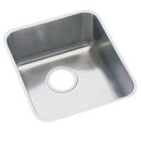 Elkay Lustertone Classic Stainless Steel 16" x 18-1/2" x 4-3/8", Single Bowl Undermount ADA Sink ELUHAD131645