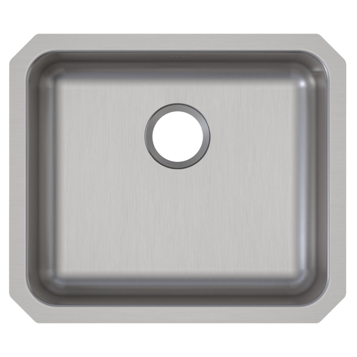Elkay Lustertone Classic Stainless Steel 21-1/2" x 18-1/2" x 4-7/8", Single Bowl Undermount ADA Sink ELUHAD191650